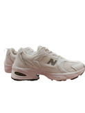 کتونی نیوبالانس ۵۳۰ سفید سرمه ای مردانه و زنانه مناسب پیادهروی و استفاده روزمره
